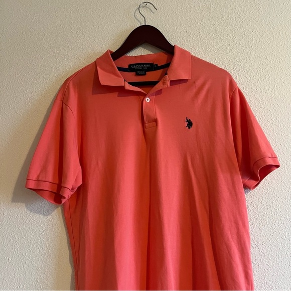 US Polo Association Pure Cotton Collar Slim Fit Polo T-shirt Size M - Picture 2 of 7